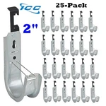 Icc 25 Pack 2" J-hook With Batwing Wall Ceiling Mount Cable Wires Iccmsjhw44. Fixed Price $87.19.