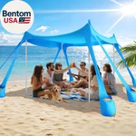 Beach Tent Sun Shelter Upf 50+,10x10 Ft Canopy Shade,pop Up. Fixed Price $111.62.