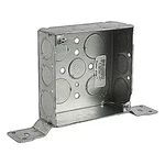 (25) Bowers 4-sw-fb-spl Galvanized Steel Outlet Box 4" Square 1.5" D. W Bracket. Fixed Price $59.95.
