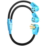 Circlecord 4 Prong Dryer Y Splitter 3 Ft, Nema14-30p Male To Two Nema 14-30r Fem. Fixed Price $26.56.