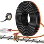 9.5ft 3ft-200ft Pipe Heating Cable For Freeze Protection, Heat W. Fixed Price $44.36.
