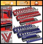 6-piece Magnetic Socket Holder Organizer Set For 1/2, 3/8, 1/4 Drive - Tool Stor. Fixed Price $70.19.
