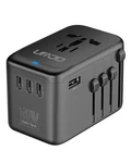 Urjd Universal Travel Adapter 120w Gan Fast Charger, 4 120w-black+grey. Fixed Price $103.49.