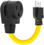 Nema 5-15p Male To 6-50r Female Adapter Cord,household Plug Yellow+black. Fixed Price $30.05.