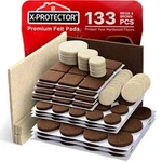 X-protector Premium Two Colors Pack Furniture Pads 133 Piece! Felt. Fixed Price $14.59.