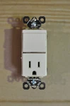P&s Pass Decorator Combination Single Switch 15a Outlet Light Almond Tm818-lacc6. Fixed Price $3.99.