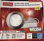 Ostwin 4 Led Round Mini Light W/junction Box. Fixed Price $12.00.