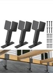 Troptolky Heavy Duty Adjustable Pergola Bracket Kit, 3pcs, Black Metal. Fixed Price $85.00.
