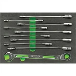 Vim Tools 10 Piece Slim Angled Ratcheting Wrench Set Sar100. Fixed Price $169.80.