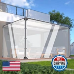 Clear Tarp 8x10ft Heavy Duty Waterproof Grommet Reinforced Edge Patio Pavilion O. Fixed Price $71.89.
