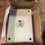 Hubbell Swp1 Steel Light Switch Wall Plate 1-gang Tamper Resistant,white(new). Fixed Price $45.00.
