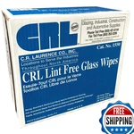 Crl Lint Glass Wipes In Pop Up Dispenser By Cr Laurence Bx15. Fixed Price $57.90.