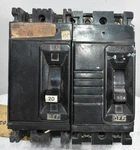 Lot Of 2 Federal Pacific Electric Circuit Breakers Ne221050 & Nef421020 20a 50a. Fixed Price $49.99.