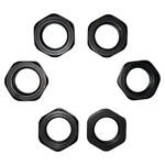 1/2" X28 Jam Nut 1/2-28 Thread Black Steel Lock Package Of 6. Fixed Price $13.35.