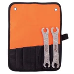 S.u.r.&r. Rlw450 Ratcheting Line Wrench Set Of 2 With 6-slot Pouch- Sae/metric R. Fixed Price $106.59.