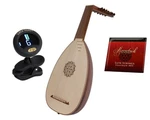 Roosebeck 8-course Lute Canadian Cedar W/ Bag & Book + Strings Snark Tuner. Fixed Price $1019.99.