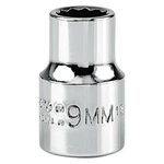 Stanley-proto J5209m 3/8" Drive 9mm 12 Point Socket Usa New. Fixed Price $10.37.
