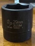 New!! Grey Pneumatic 1/2in Drive X 29mm Impact 6 Point Socket (2029m). Fixed Price $8.99.