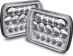 True Mods 7x6 5x7 H6054 Chrome Led Headlights - 6 (100%) Low Beam. Fixed Price $65.36.