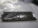#28 X 2-7/8" Oal 135 Split Pt Black/gold Hss Straight/round Shank Drill Qty 7. Fixed Price $20.00.