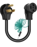 Cleyean Dryer Adapter 4 Prong To 3 Plug Cord Nema 10-30p. Fixed Price $25.00.