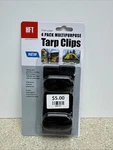 Harbor Freight Tools Hft 4x Multipurpose Tarp Clips Black #63067 New J. Fixed Price $5.00.