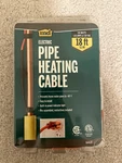 M-d Building Products 18-foot Electric Pipe Heating Cable. Fixed Price $16.00.