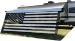Tentproinc Rv Awning Sun Shade Screen 8' X 9' 3'' (american Flag) Black Mesh. Fixed Price $239.57.