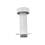 White Aluminum Keepa Vent 4 In Roof Jack Bathroom Ventilation Duckwork Tile Pipe. Fixed Price $104.21.