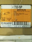 Bridgeport Nailplate Galvanized Safety Plate 1-1/2"x 2-3/4" 732-sp - Box Of 100. Fixed Price $36.00.