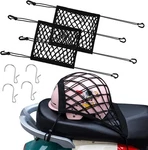 2pcs Motorcycle Bungee Cargo Net 10.3"x15.4" High Elastic 10.3"x15.4", Black. Fixed Price $18.99.