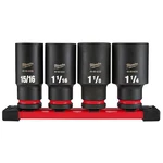 Milwaukee Tool 49-66-7026 1/2 In Drive 6 Point Socket Set, Sae, 4 Pcs. Fixed Price $46.49.