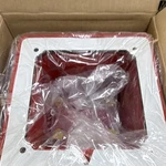 Est Integrity 757a-wb Weatherproof Metal Square Electrical Box Red. Fixed Price $40.00.