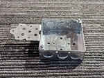 (qty 25) Steel City 52151b1234 Pre-galvanized Square Box With A B-bracket. Fixed Price $205.15.