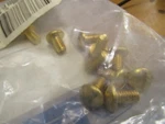 5/16"-18 X 1/2" Slotted Drive Round Head Brass Machine Screw Qty 10. Fixed Price $12.00.