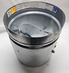 Ruskin Fdr25 Rated Round Fire Damper 1-1/2 Hour 165 Degrees 12" Rnd. Fixed Price $225.00.
