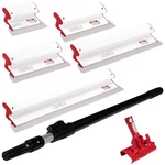Level5 Drywall Composite Skimming Blades W/ Adapter + Handle 7pc Set 5-446c. Fixed Price $342.07.