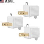 3-2 Prong Adapters Grounding Converters-teninyu Etl Adapter 3-pack For White. Fixed Price $8.25.
