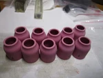 53n61 #7 Blackstone Alumina Small Gas Lens Cup For 9, 20 Series Torches Qty 10. Fixed Price $20.00.