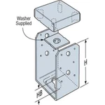 Simpson Strong-tie Abu66ss Post Base Deck Stainless Steel. Fixed Price $262.28.