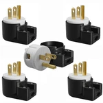 5 Pcs Right Angle Nema 5-15p 15a 125v Ac Plug,easy Assembly 90 Degree Usa Can.... Fixed Price $36.82.