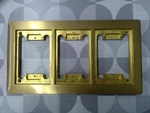 Thomas & Betts P 64 3g Cp 3 Gang Brass Carpet Plate **free Shipping**. Fixed Price $64.00.