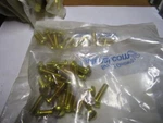 #12-24 X 3/4" Slotted Drive Round Head Brass Machine Screw Qty 50. Fixed Price $20.00.