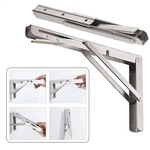 Clt 22'' Folding Shelf Brackets Max. Load 550 Lb, Heavy Duty Stainless Steel .... Fixed Price $53.86.