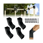 Pergola Diy Bracket Kits,2-way L Shaped Corner Brackets For 4" X 4"(actual:3..... Fixed Price $111.31.