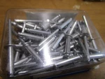 (50) Ab6-10a 3/16" Diameter Dome Head 0.501"-0.625" Grip Range Aluminum Rivets. Fixed Price $12.00.