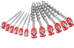 12 Pcs Aluminum Ground Anchors, Non-rust Cast Tent Stakes Heavy Duty Metal. Fixed Price $44.15.