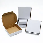 Kbg Small Shipping Boxes 4x4x1 Inch,white Corrugated Cardboard Mailers For Bu.... Fixed Price $27.38.