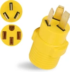 Nema 10-50p To 14-50r Adapter, Hdws 50amp 3 Prong Male Plug 4 Female. Fixed Price $29.00.