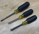 Klein Screwdrivers 732-4, 609-3, And 3-16 Nut Driver Made In Usa. Fixed Price $14.99.